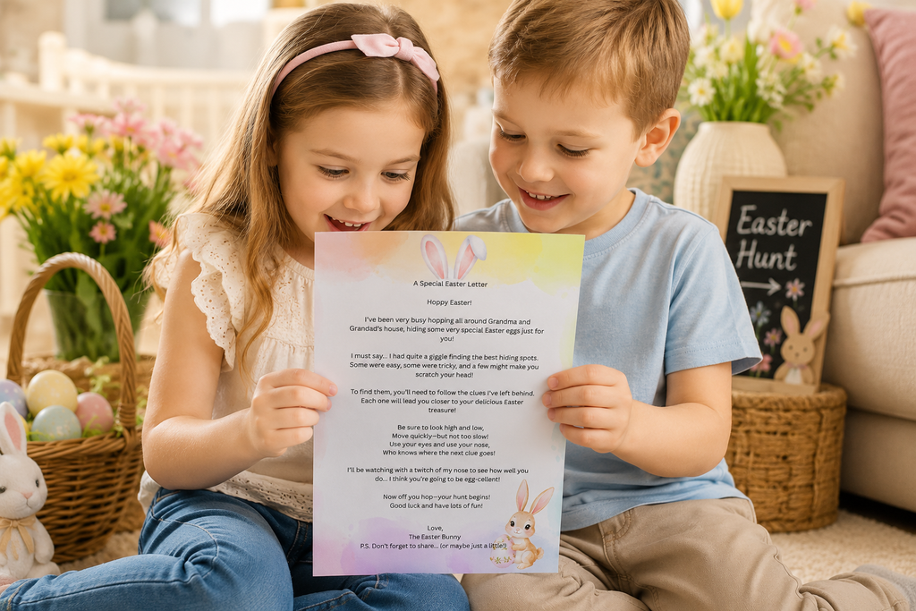 Easter printable letter from the Easter Bunny