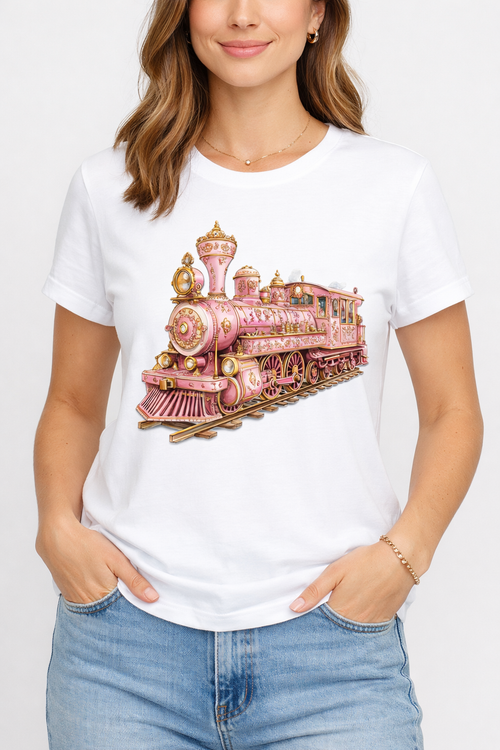 Christmas Express Train Pink Bundle - JPG SVG PNG