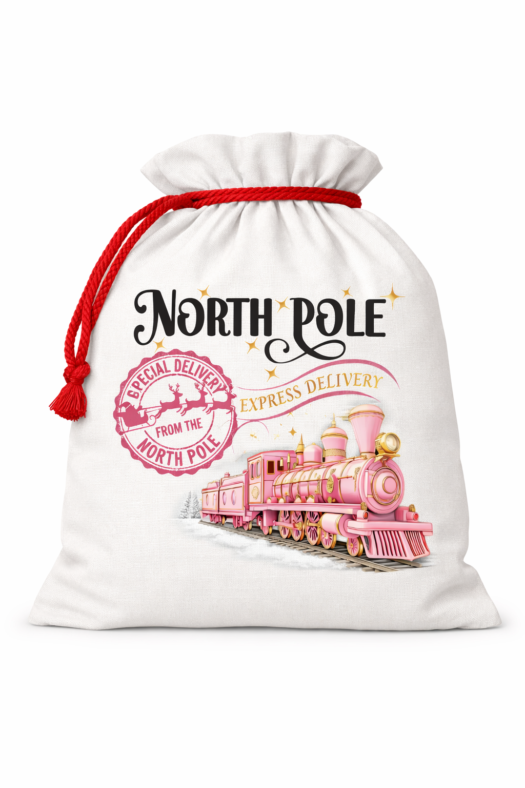 North Pole Express Delivery – Christmas Train Clipart Bundle